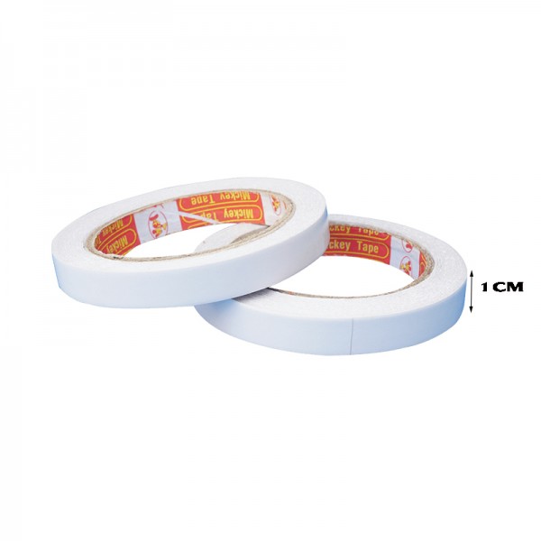 Băng dính 2 mặt 1 cm (Lõi Mickey)